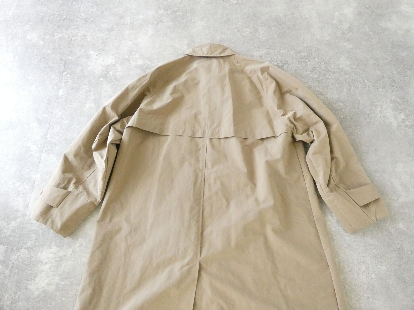 OUVERT(ウーヴェル) NY/PE割繊ウェザーヴィンテージタンブラー撥水加工バルマカーンレイニーコートの商品画像30