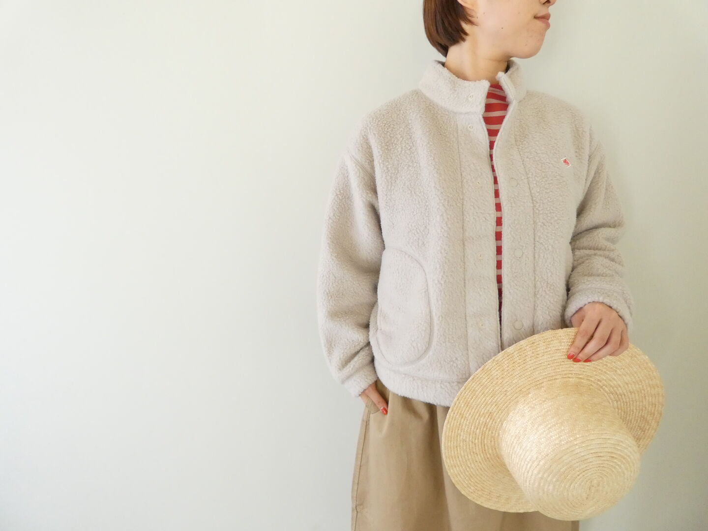 DANTON(ダントン) ダブルフェイスボアスタンドカラージャケットの商品画像7