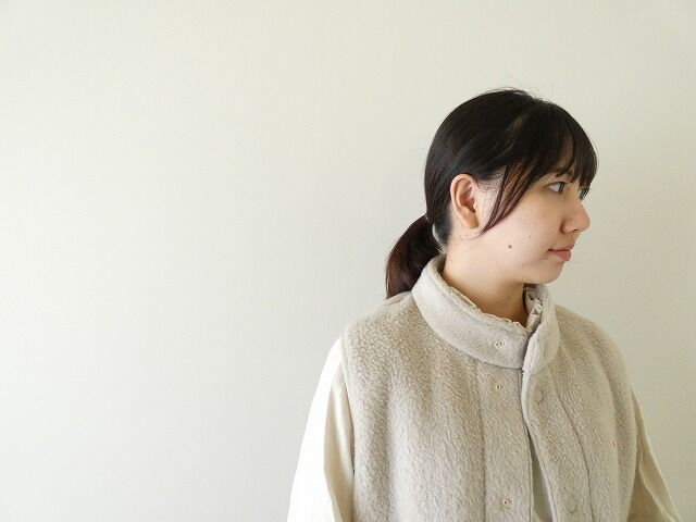 DANTON(ダントン) ダブルフェイスボアスタンドカラーベストの商品画像4