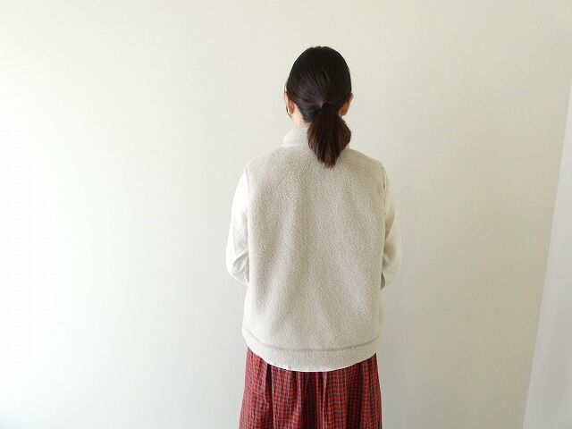 DANTON(ダントン) ダブルフェイスボアスタンドカラーベストの商品画像9