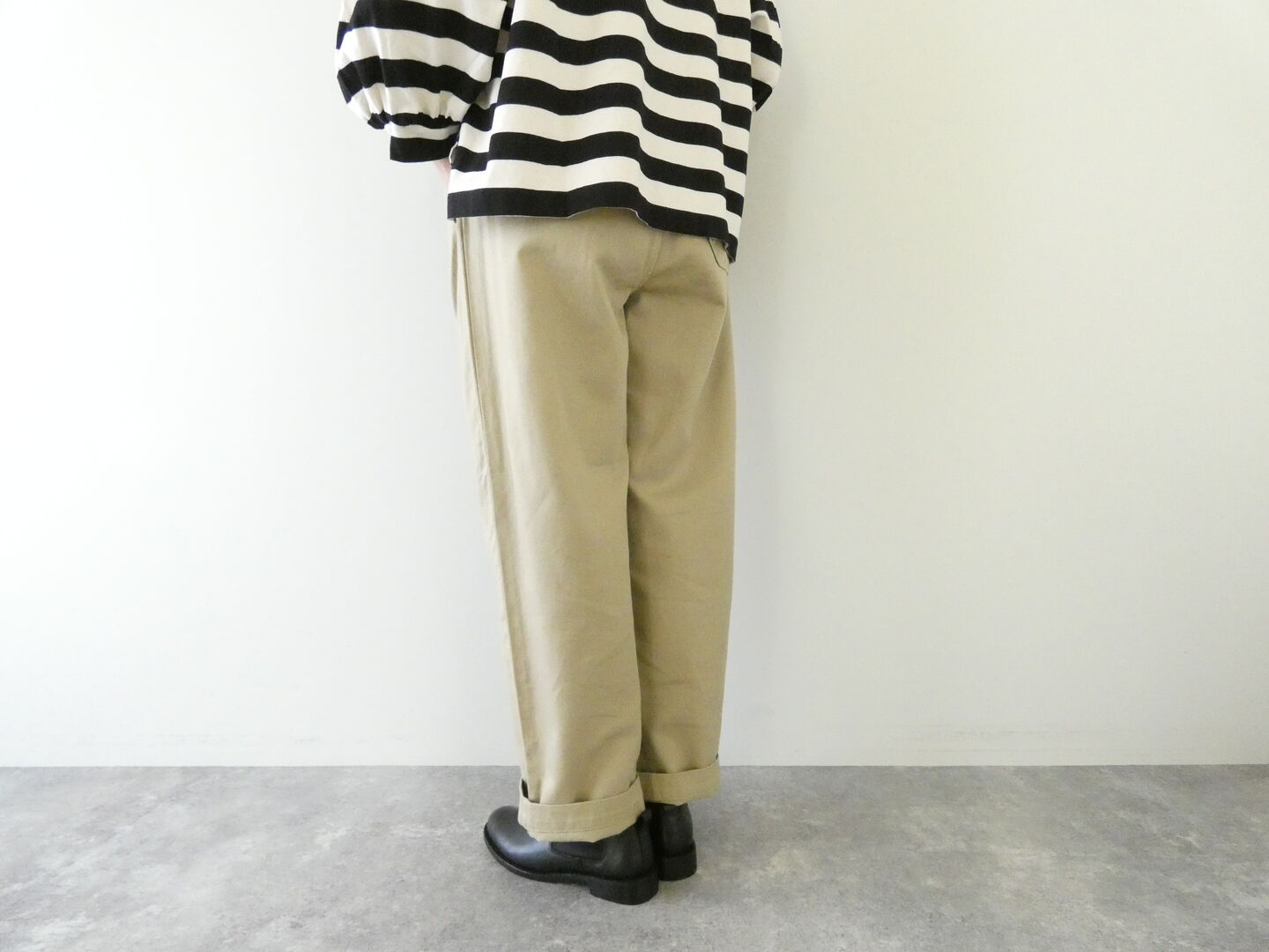 DANTON(ダントン) 2タック　ルーズチノパンツの商品画像4
