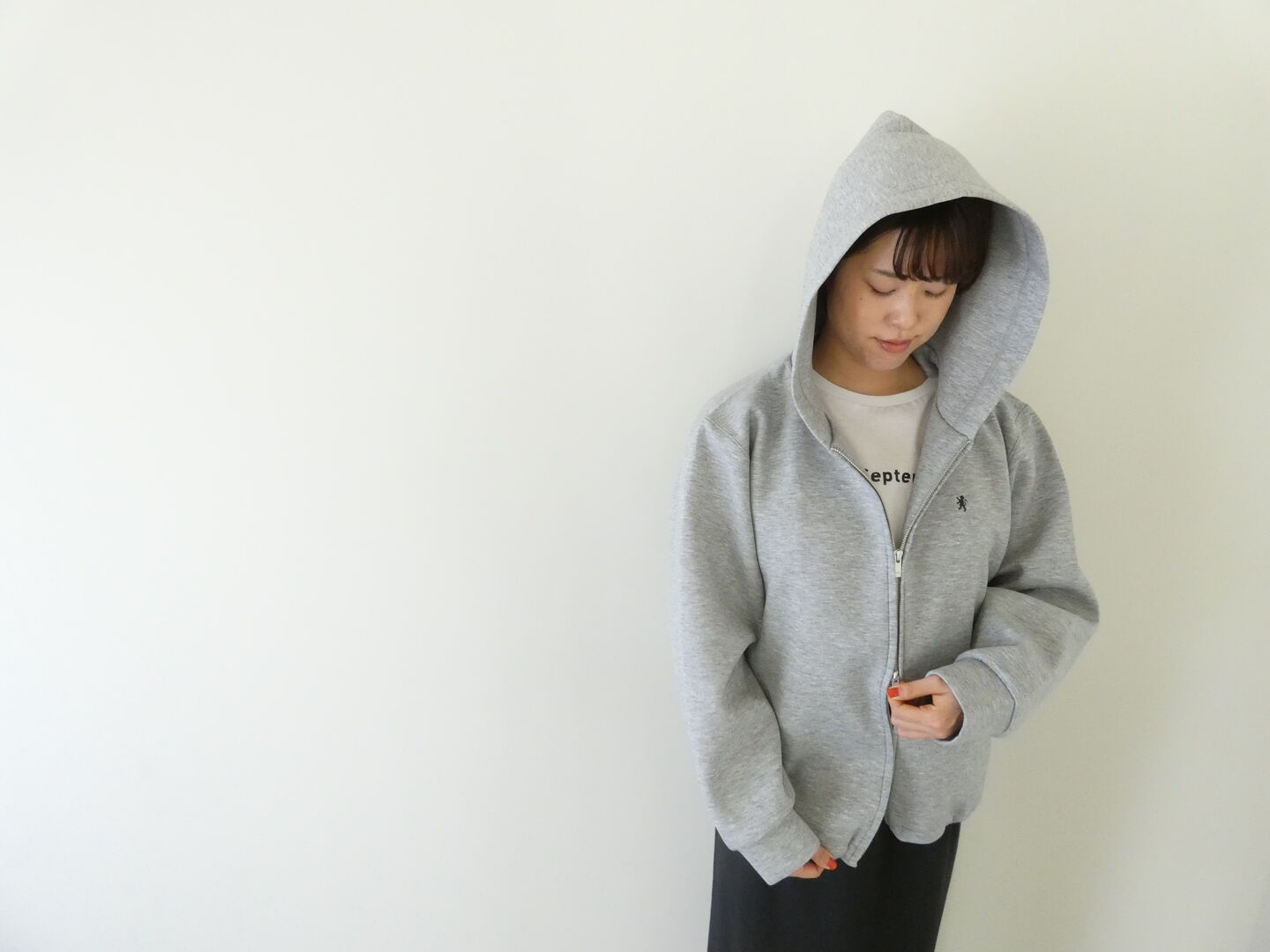 Gymphlex(ジムフレックス) ダンボールニットZIPフードジャケットの商品画像7
