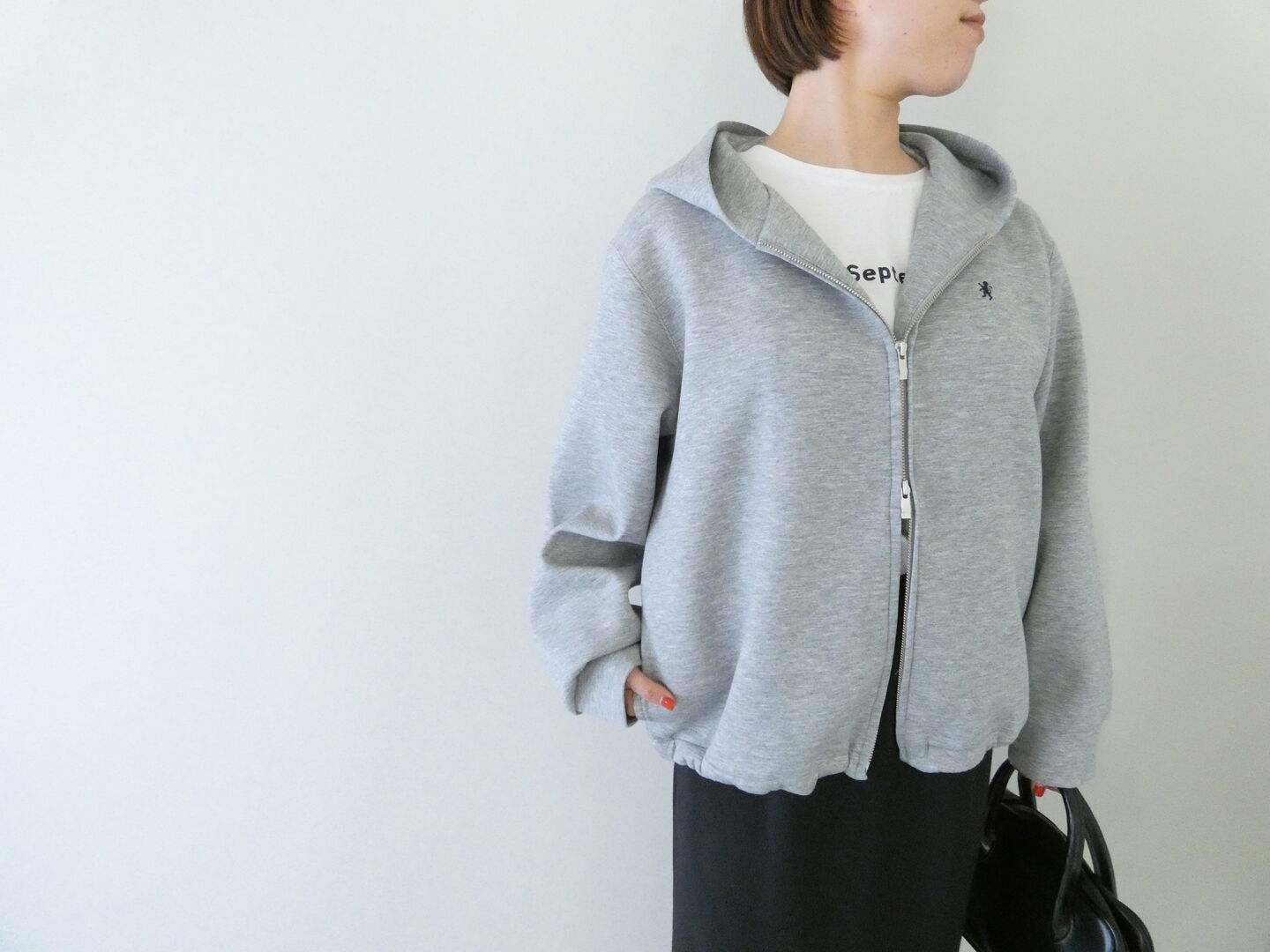 Gymphlex(ジムフレックス) ダンボールニットZIPフードジャケットの商品画像9
