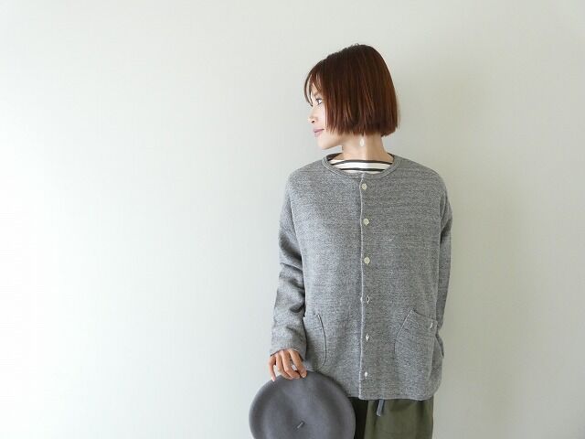 快晴堂(かいせいどう) Girls軽い裏毛Wideカーディガンの商品画像1