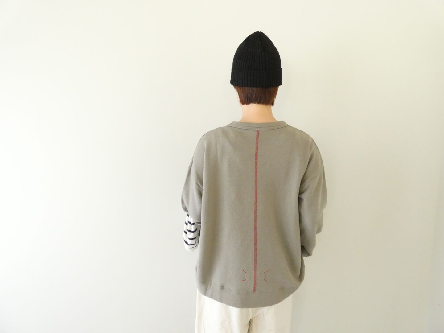 快晴堂(かいせいどう) Girls軽い裏毛　クルーネックプルオーバーの商品画像2