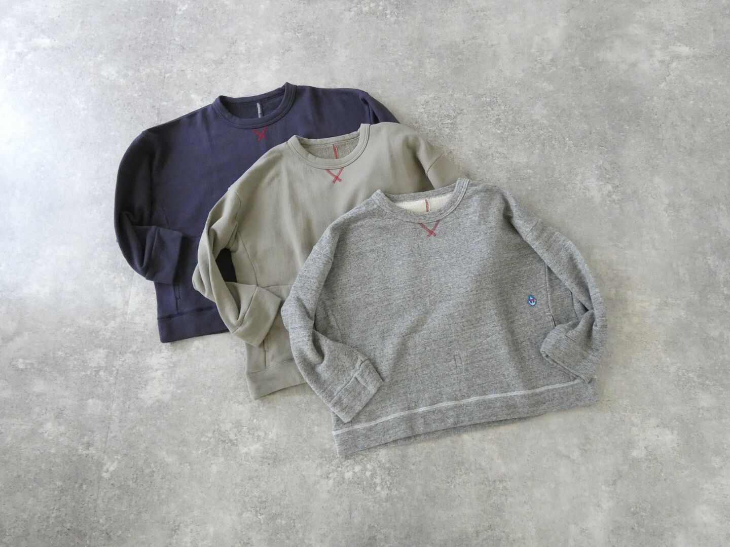 快晴堂(かいせいどう) Girls軽い裏毛　クルーネックプルオーバーの商品画像3