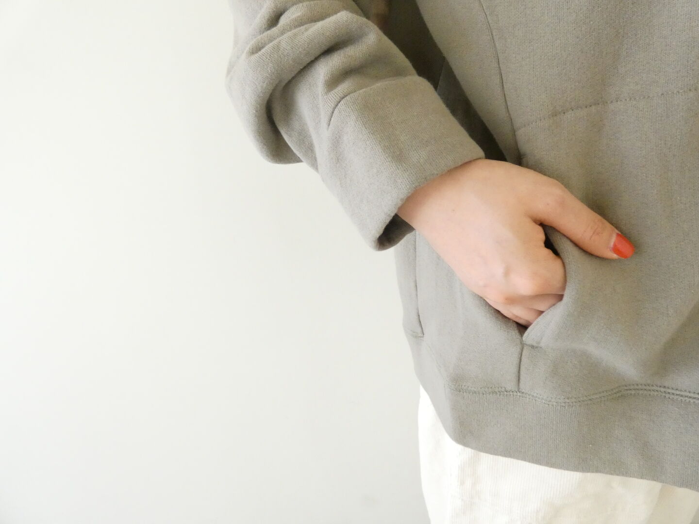 快晴堂(かいせいどう) Girls軽い裏毛　クルーネックプルオーバーの商品画像7