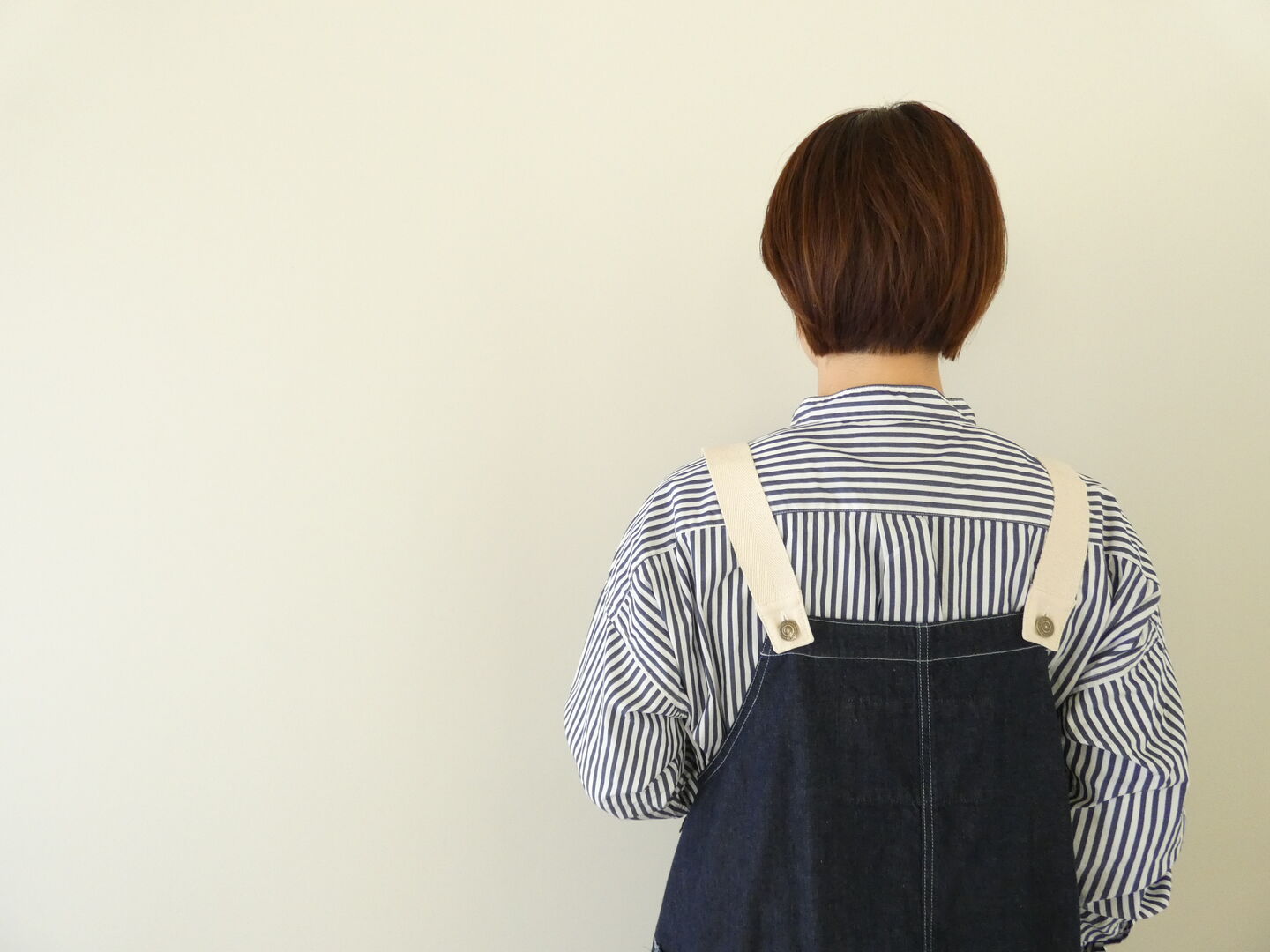 快晴堂(かいせいどう) Girlsマルチシーズン 7オンスデニム BIGオーバーオールスカートの商品画像6