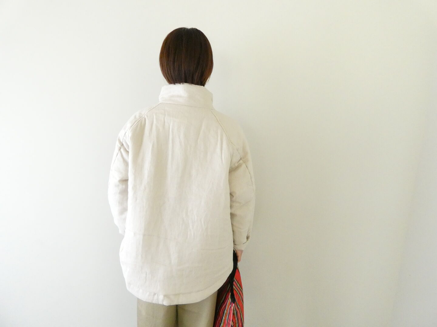 LAITERIE(レイトリー) リネン中綿トグルハーフコートの商品画像11