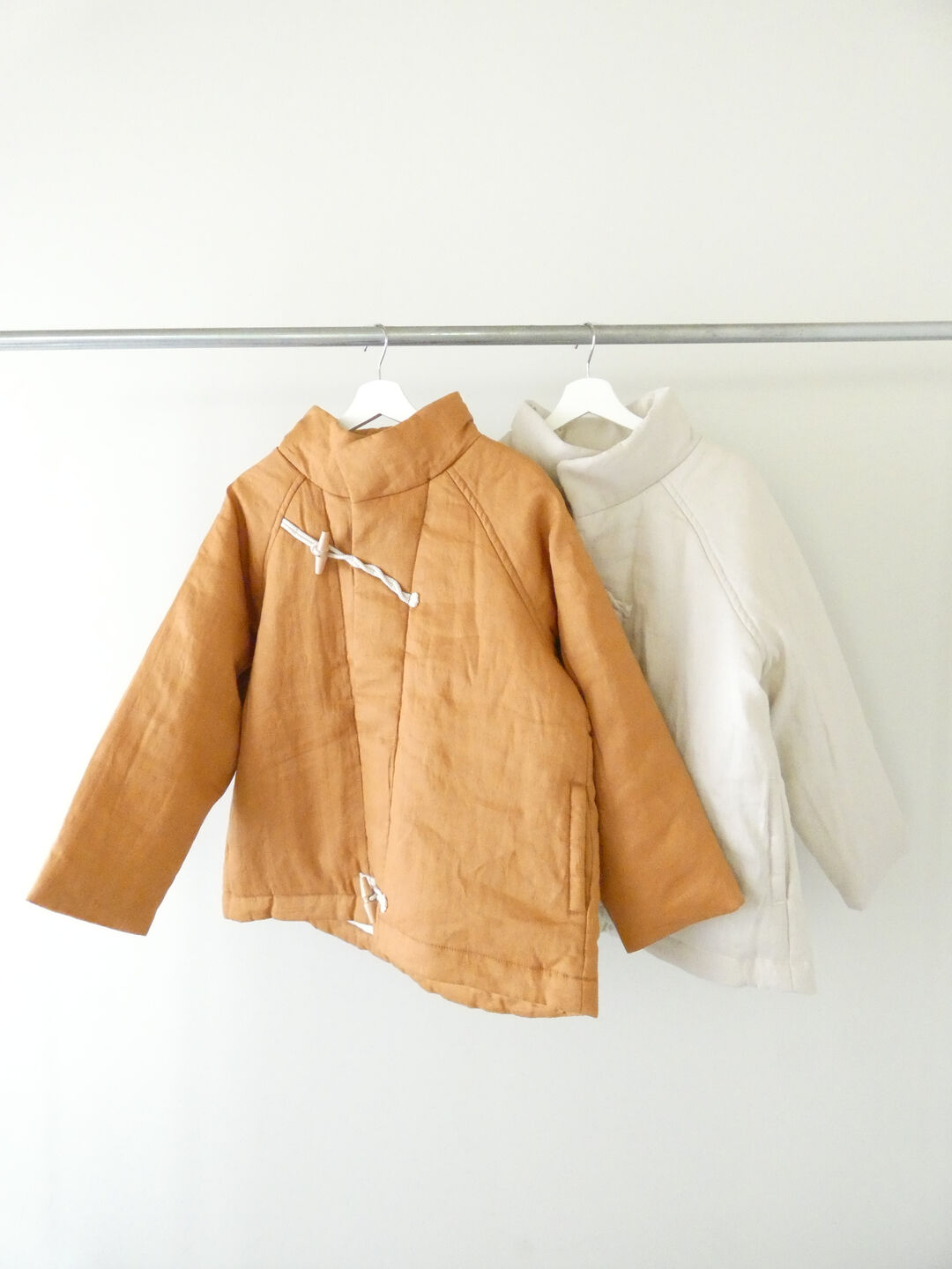 LAITERIE(レイトリー) リネン中綿トグルハーフコートの商品画像12