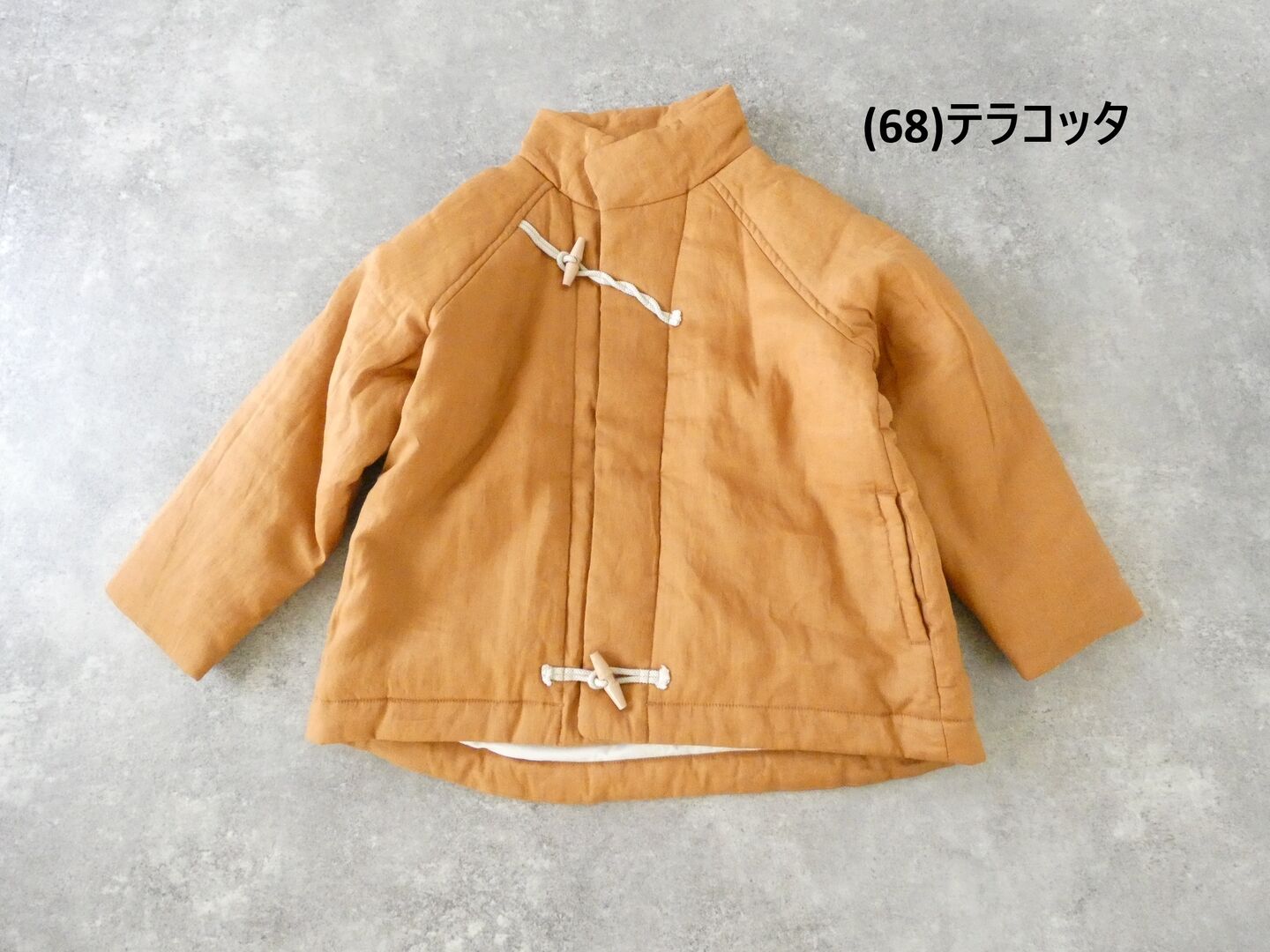 LAITERIE(レイトリー) リネン中綿トグルハーフコートの商品画像28