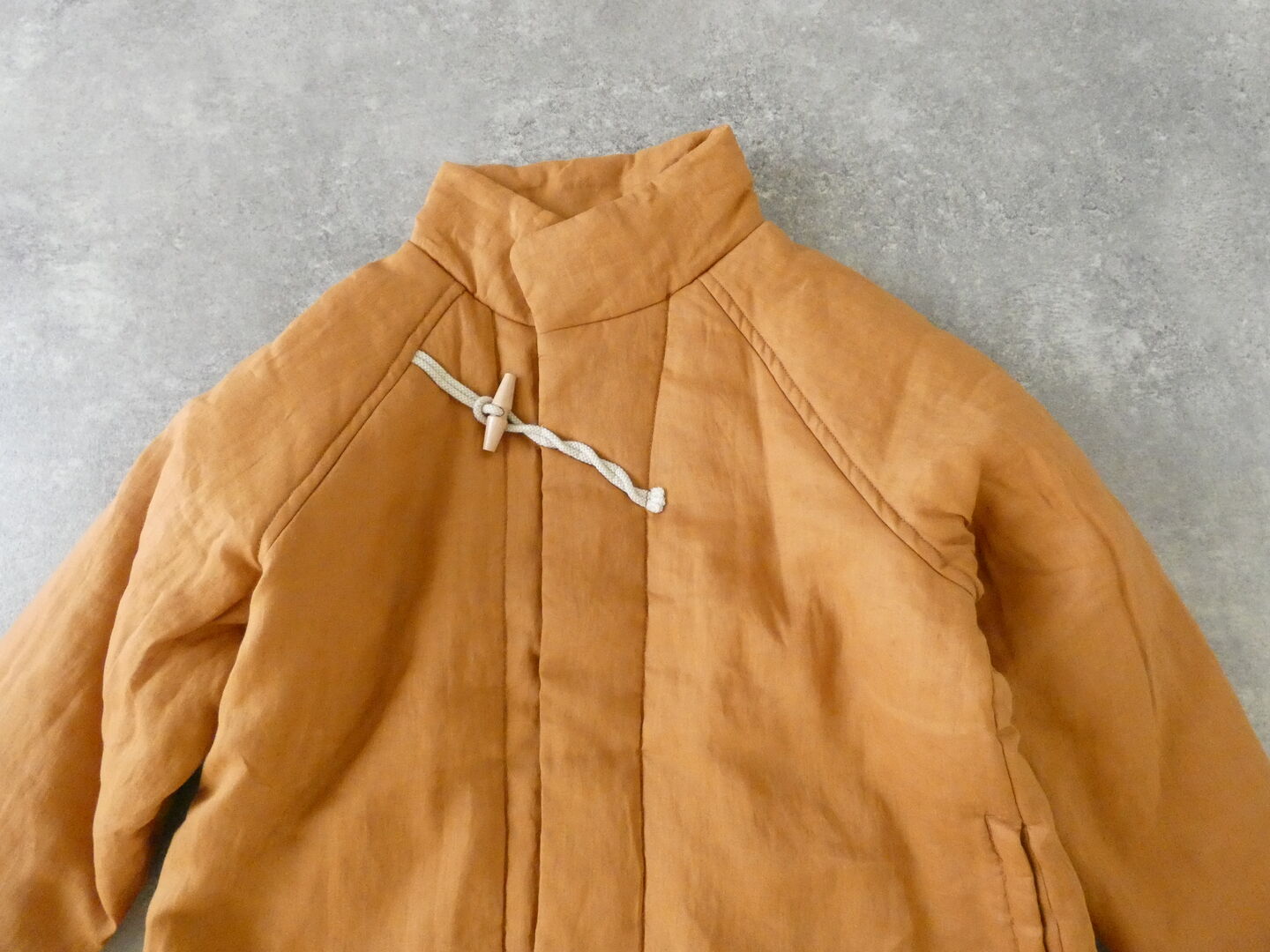 LAITERIE(レイトリー) リネン中綿トグルハーフコートの商品画像30