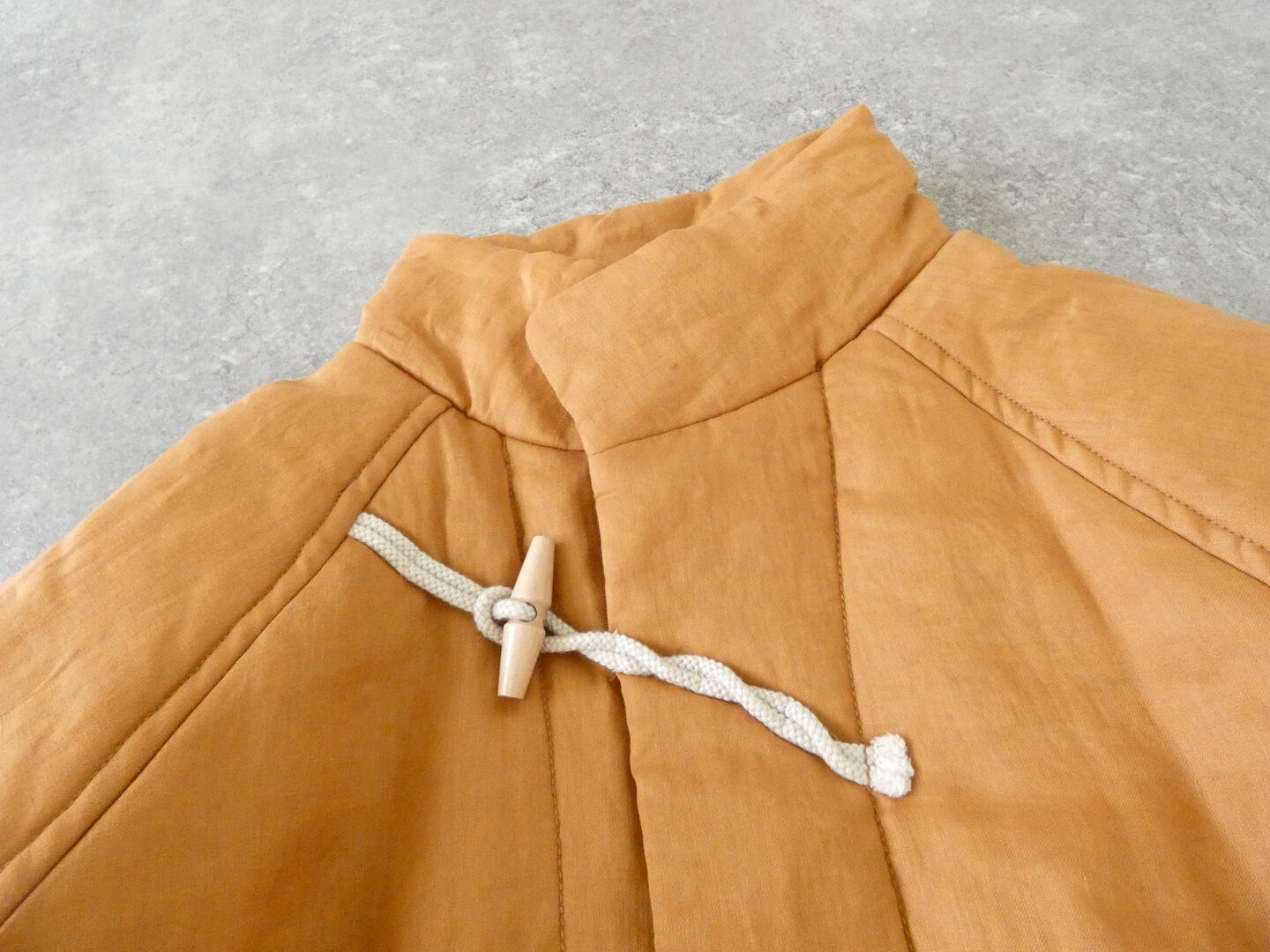 LAITERIE(レイトリー) リネン中綿トグルハーフコートの商品画像31