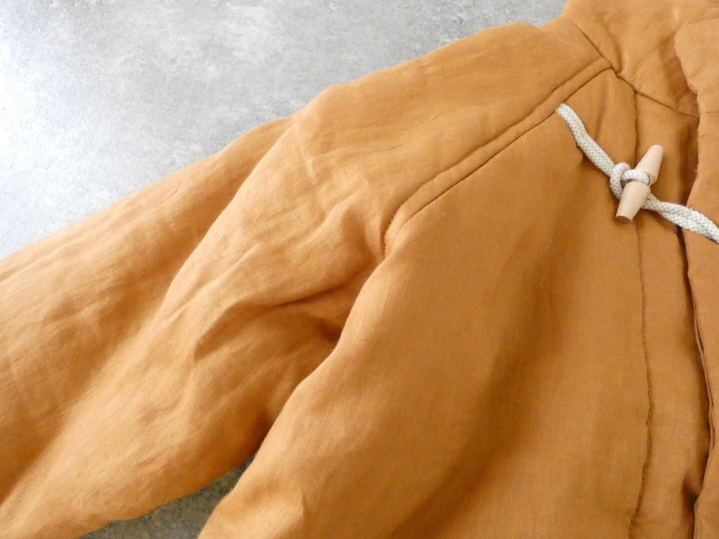 LAITERIE(レイトリー) リネン中綿トグルハーフコートの商品画像32