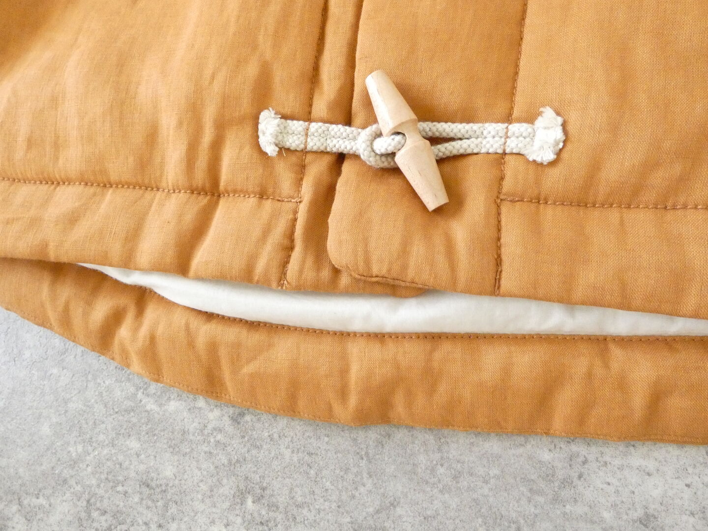 LAITERIE(レイトリー) リネン中綿トグルハーフコートの商品画像35