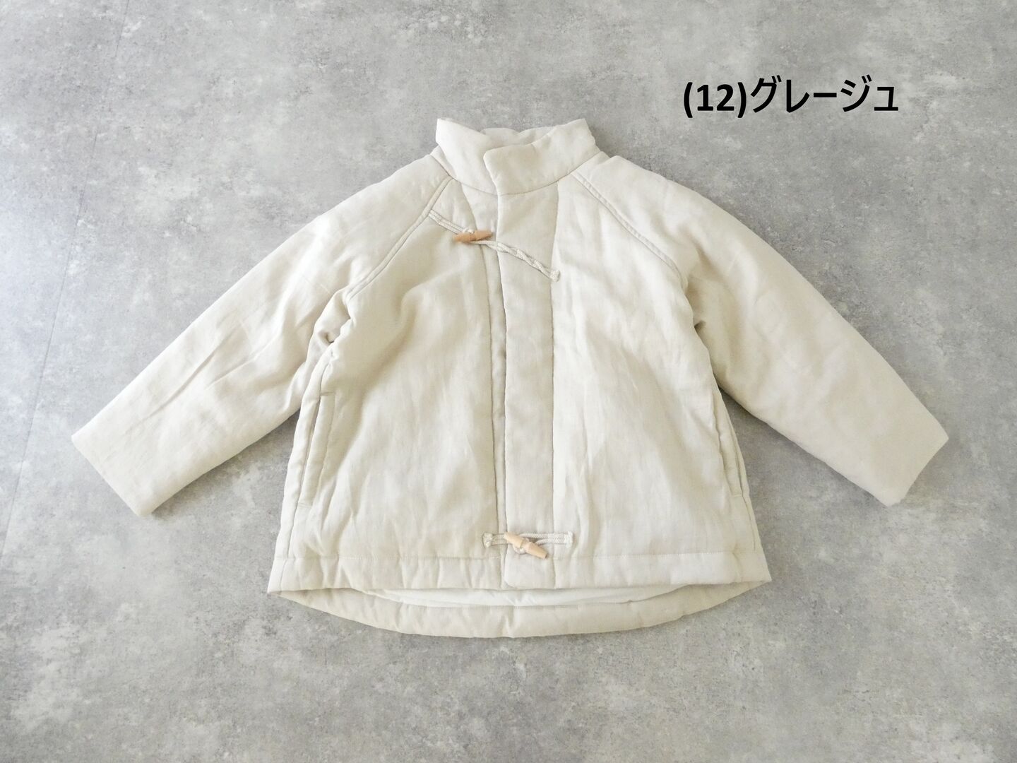 LAITERIE(レイトリー) リネン中綿トグルハーフコートの商品画像42