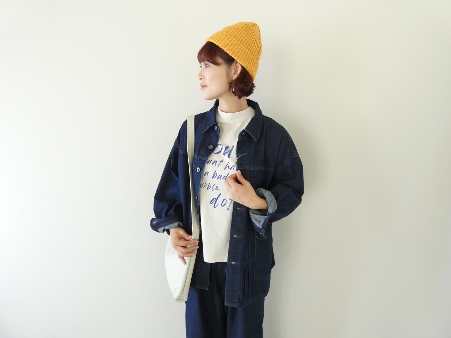 LAITERIE(レイトリー) 9ozカラーデニムGシャツの商品画像1