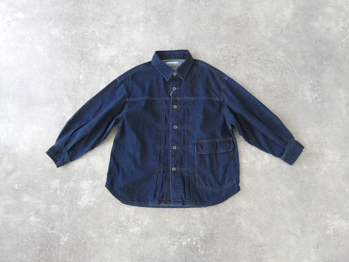LAITERIE(レイトリー) 9ozカラーデニムGシャツの商品画像3
