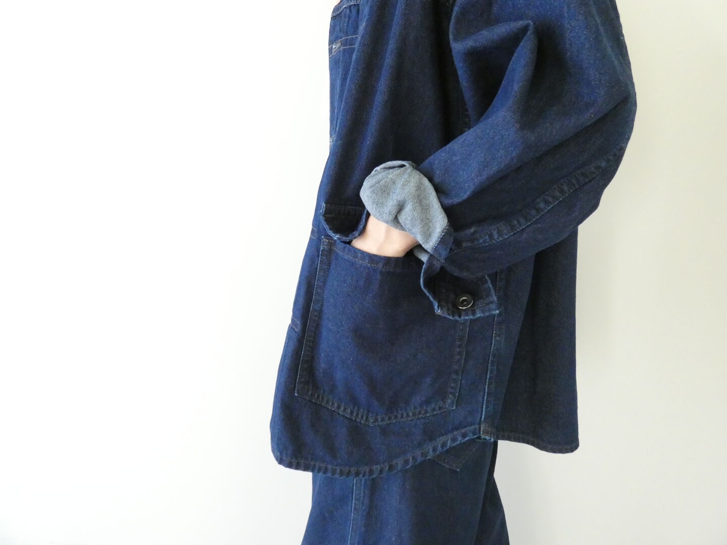 LAITERIE(レイトリー) 9ozカラーデニムGシャツの商品画像7