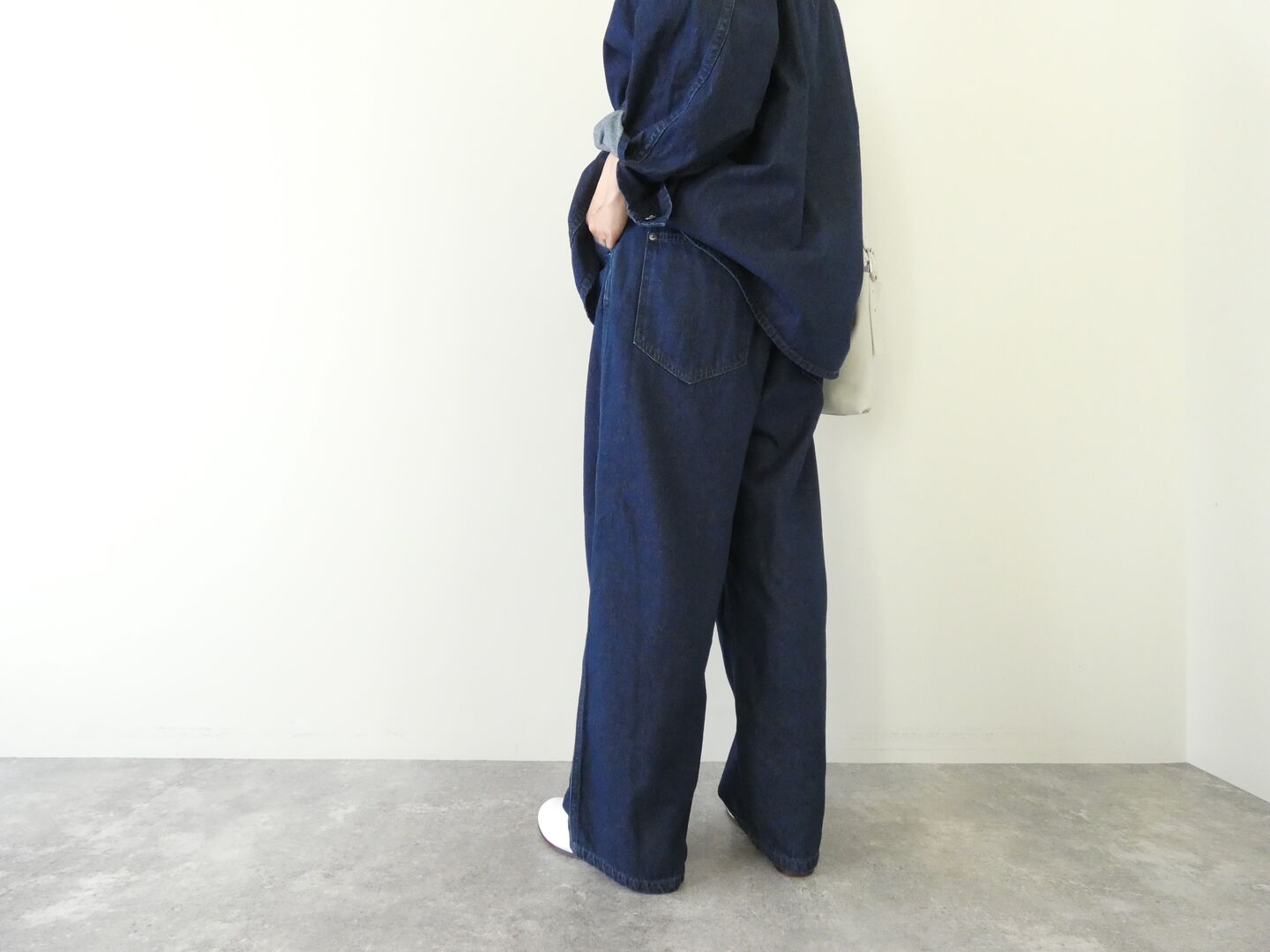 LAITERIE(レイトリー) 9ozカラーデニムワイドパンツの商品画像6