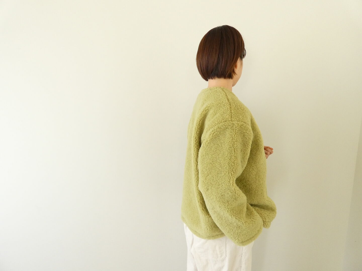 LAITERIE(レイトリー) ノーカラーボアジャケットの商品画像11