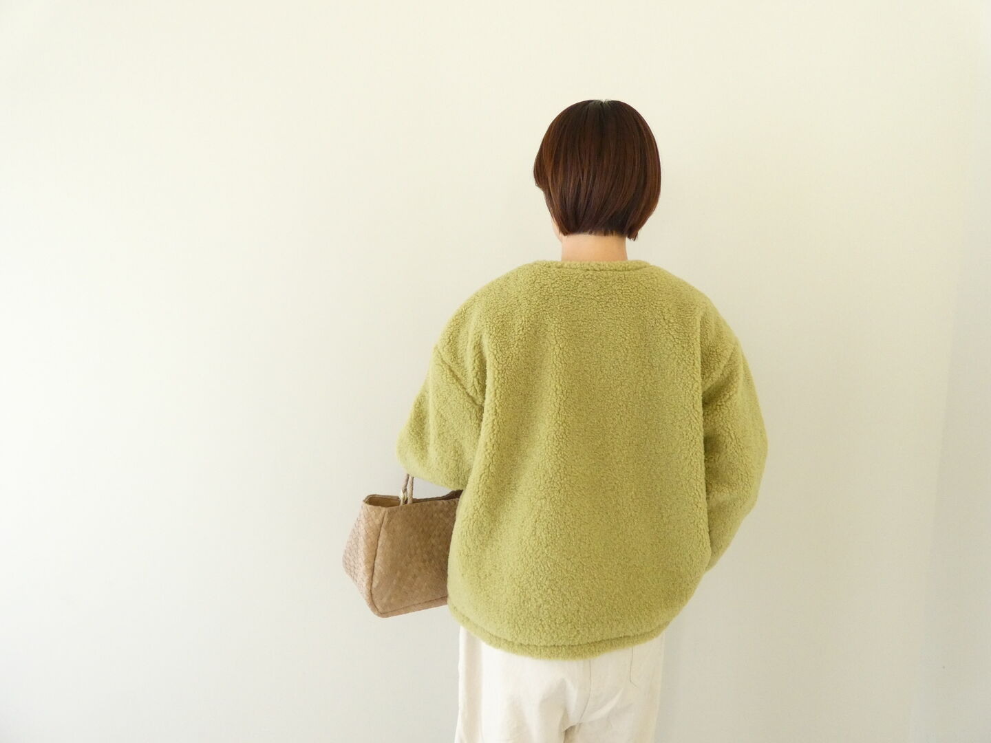 LAITERIE(レイトリー) ノーカラーボアジャケットの商品画像12