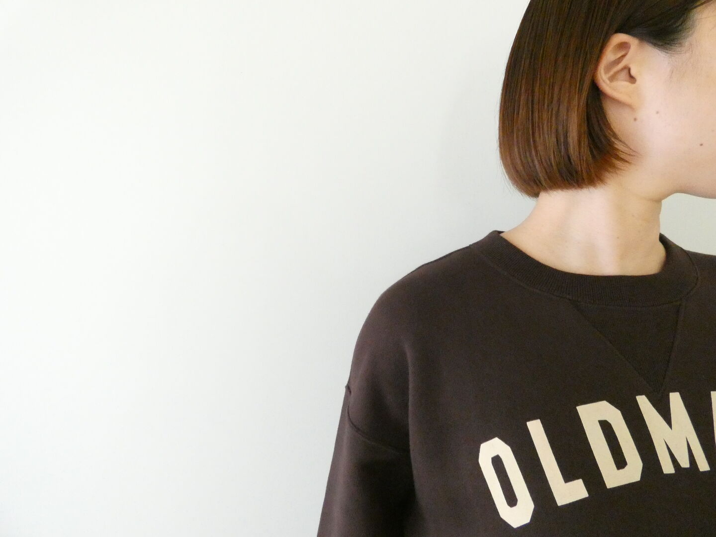 R&D.M.Co-(オールドマンズテーラー) OMT BROWN FLOCKY PRINT SWEATの商品画像3