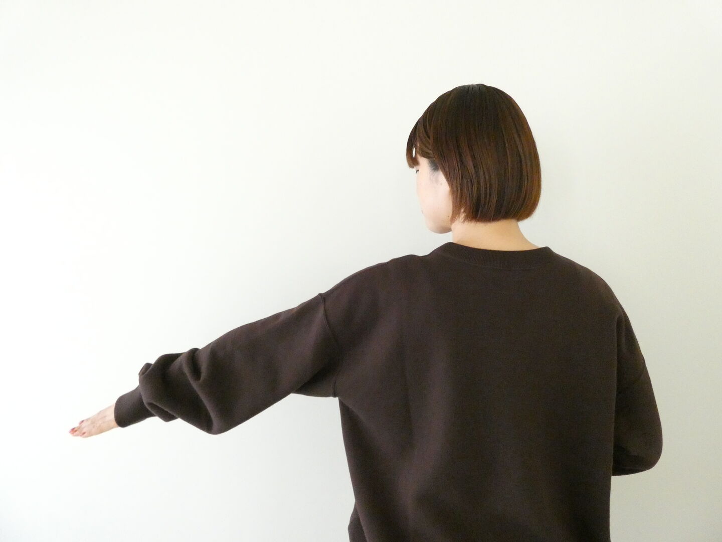 R&D.M.Co-(オールドマンズテーラー) OMT BROWN FLOCKY PRINT SWEATの商品画像5