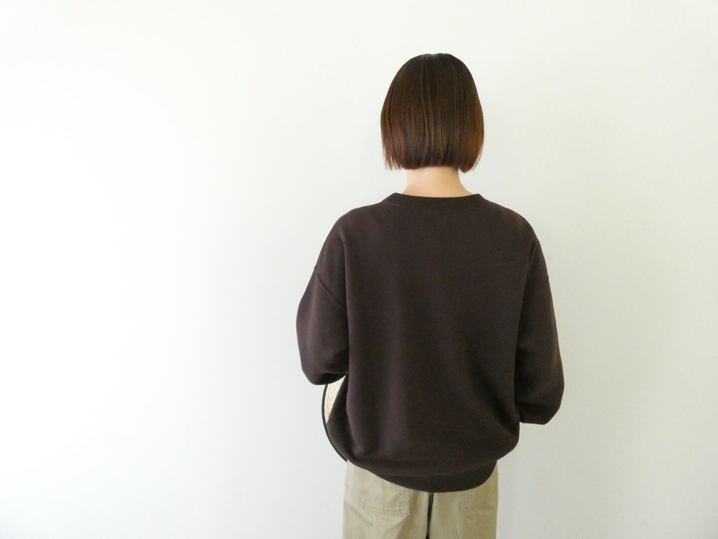 R&D.M.Co-(オールドマンズテーラー) OMT BROWN FLOCKY PRINT SWEATの商品画像8