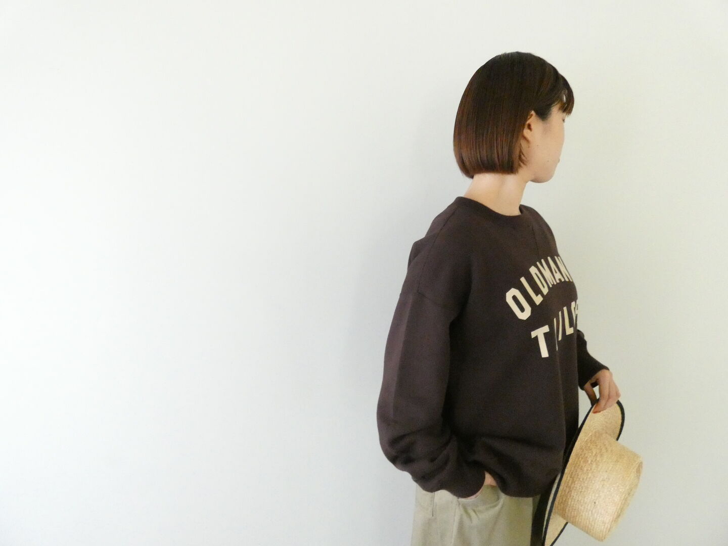 R&D.M.Co-(オールドマンズテーラー) OMT BROWN FLOCKY PRINT SWEATの商品画像9