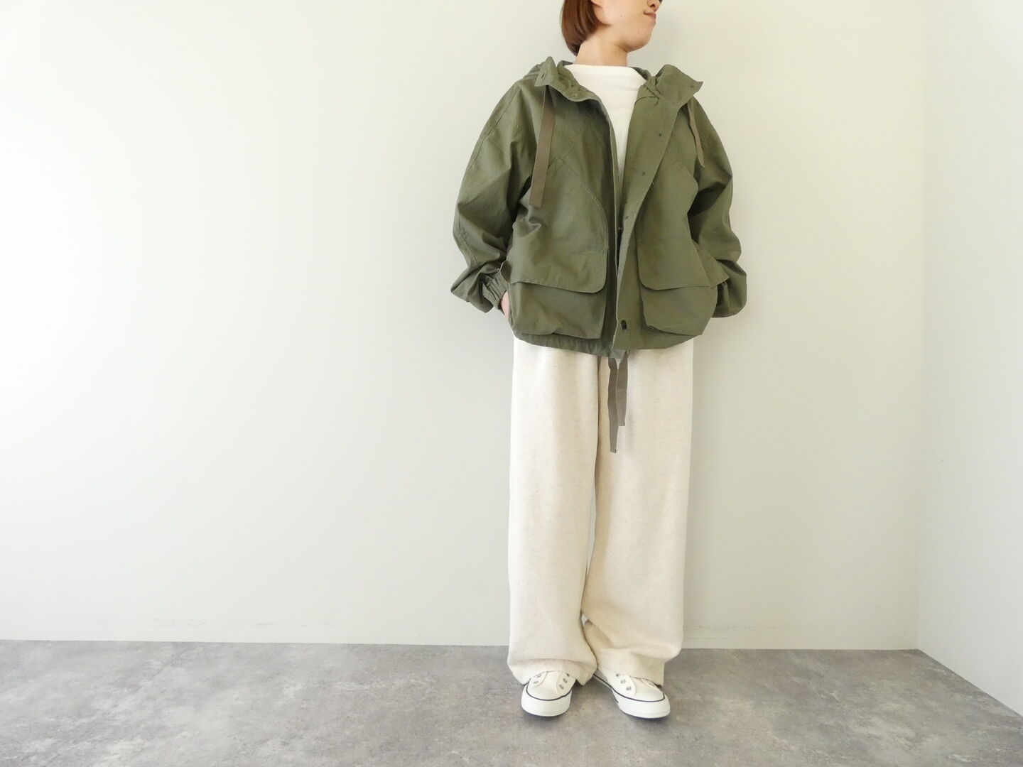prit(プリット) 30/10裏毛起毛ワイドパンツの商品画像1