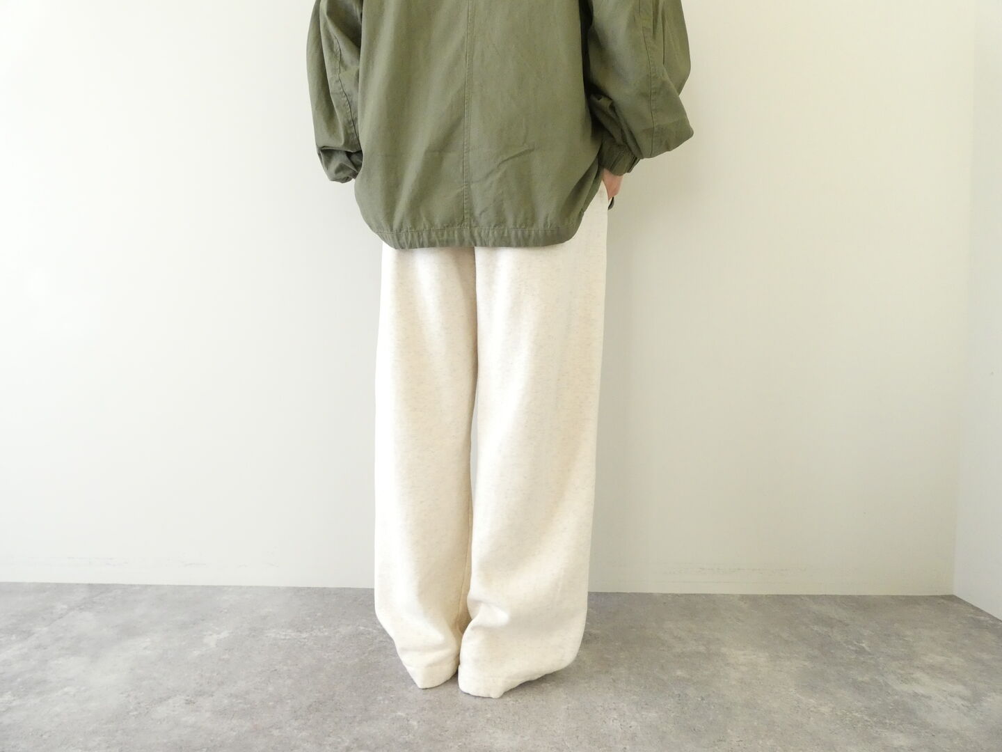 prit(プリット) 30/10裏毛起毛ワイドパンツの商品画像10