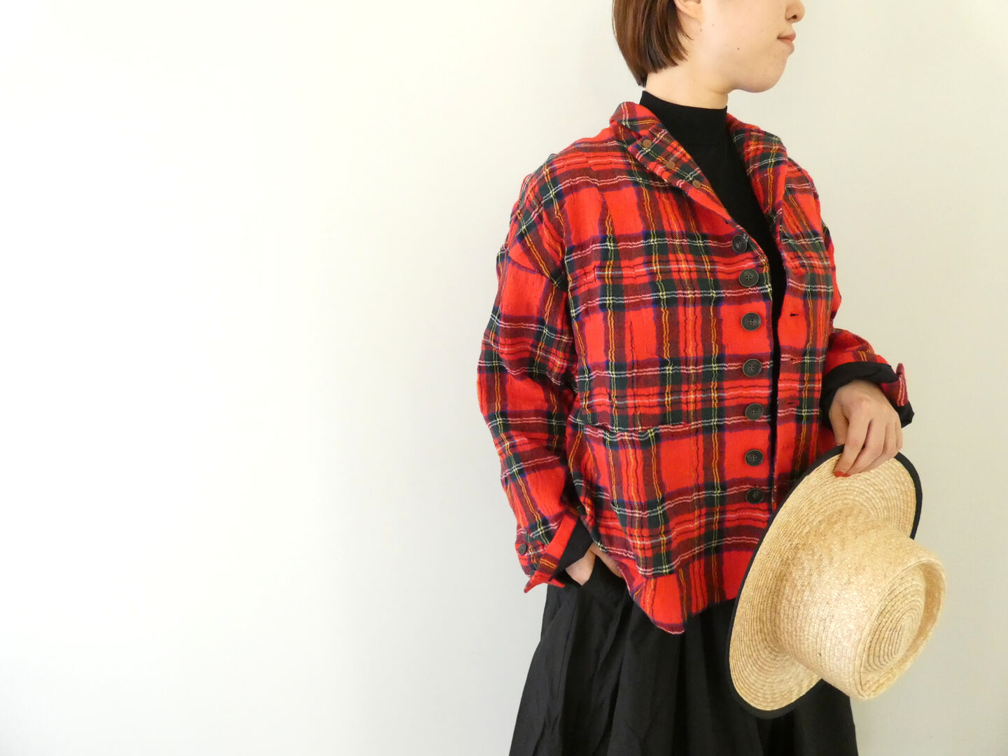 ichi(イチ) TARTAN CHECK JACKETの商品画像2