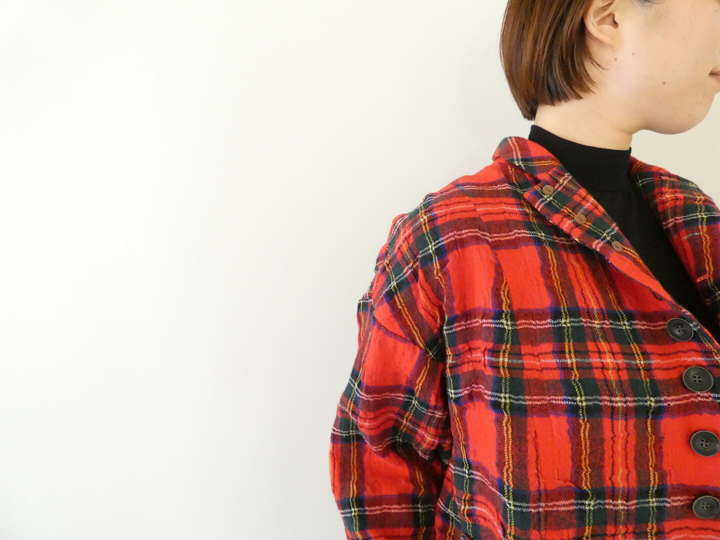 ichi(イチ) TARTAN CHECK JACKETの商品画像5