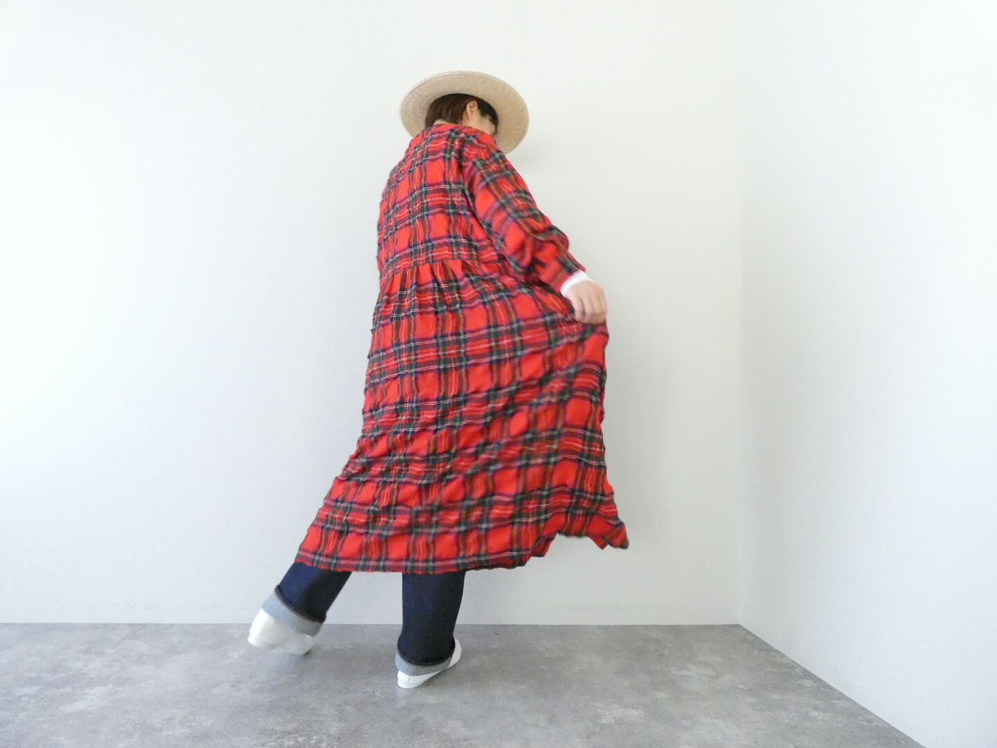 ichiAntiquite's(イチアンティークス) TARTAN CHECK DRESSの商品画像2