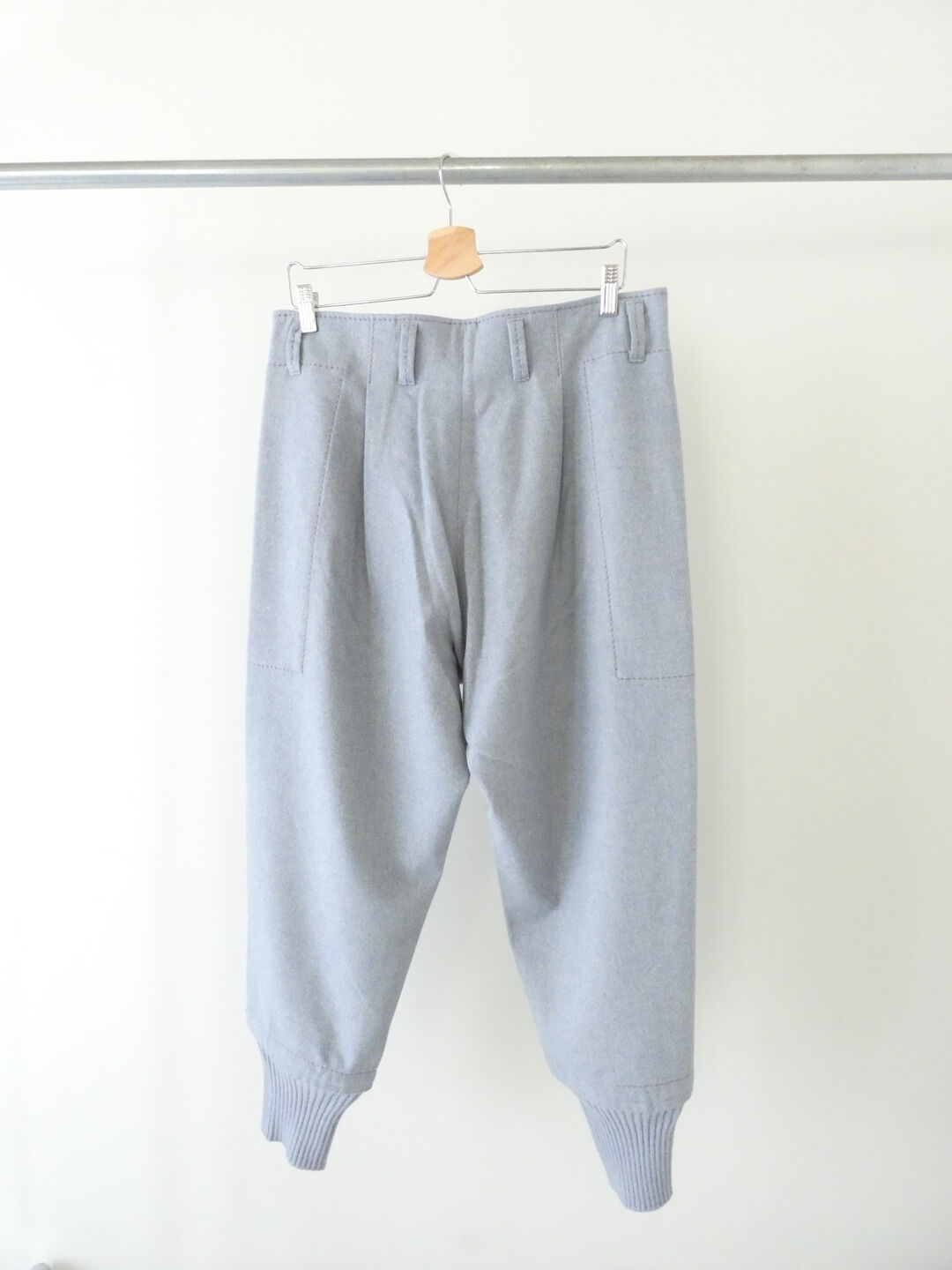 homspun(ホームスパン) パウダーフラノ裾リブパンツの商品画像11