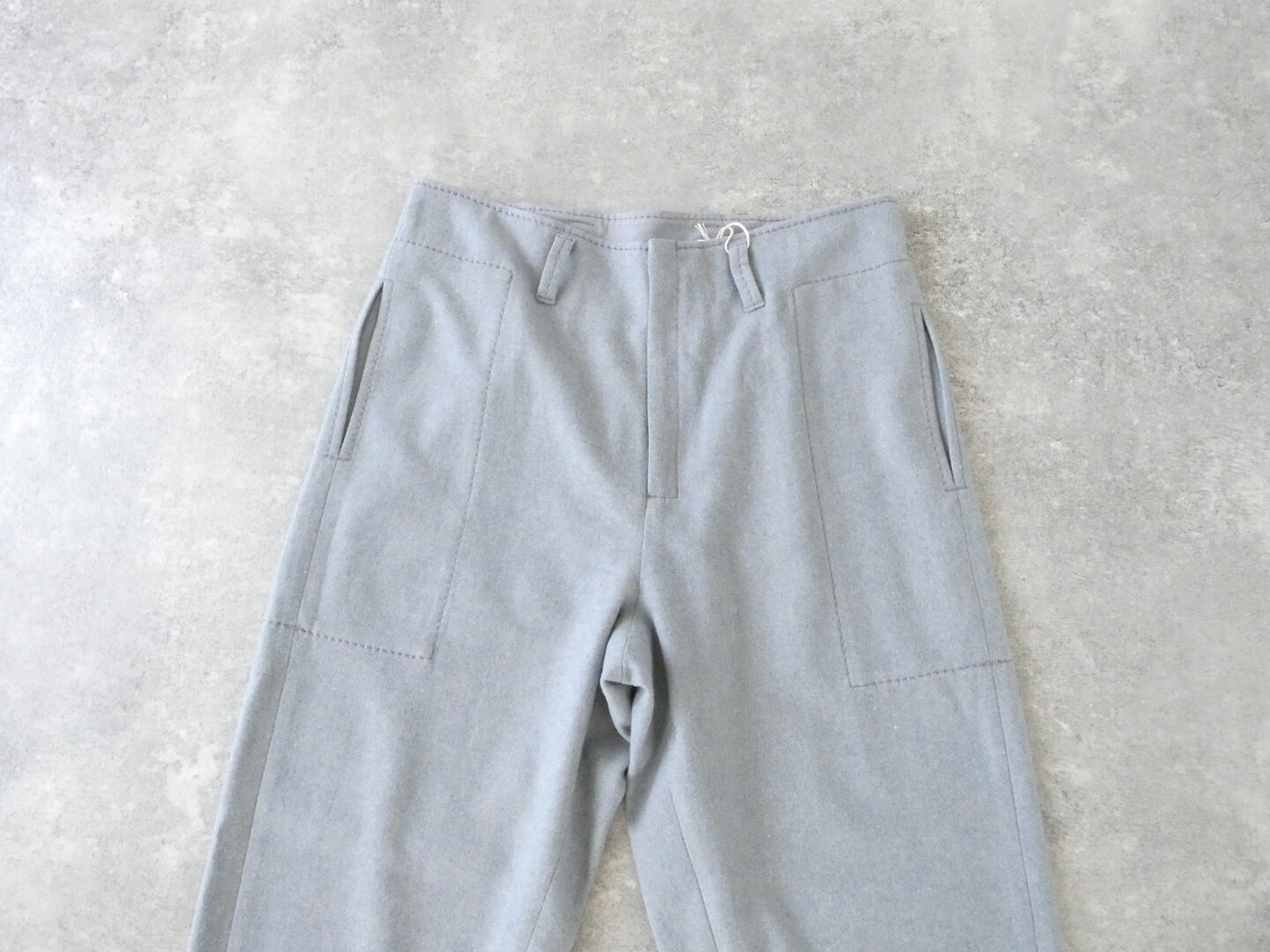 homspun(ホームスパン) パウダーフラノ裾リブパンツの商品画像21