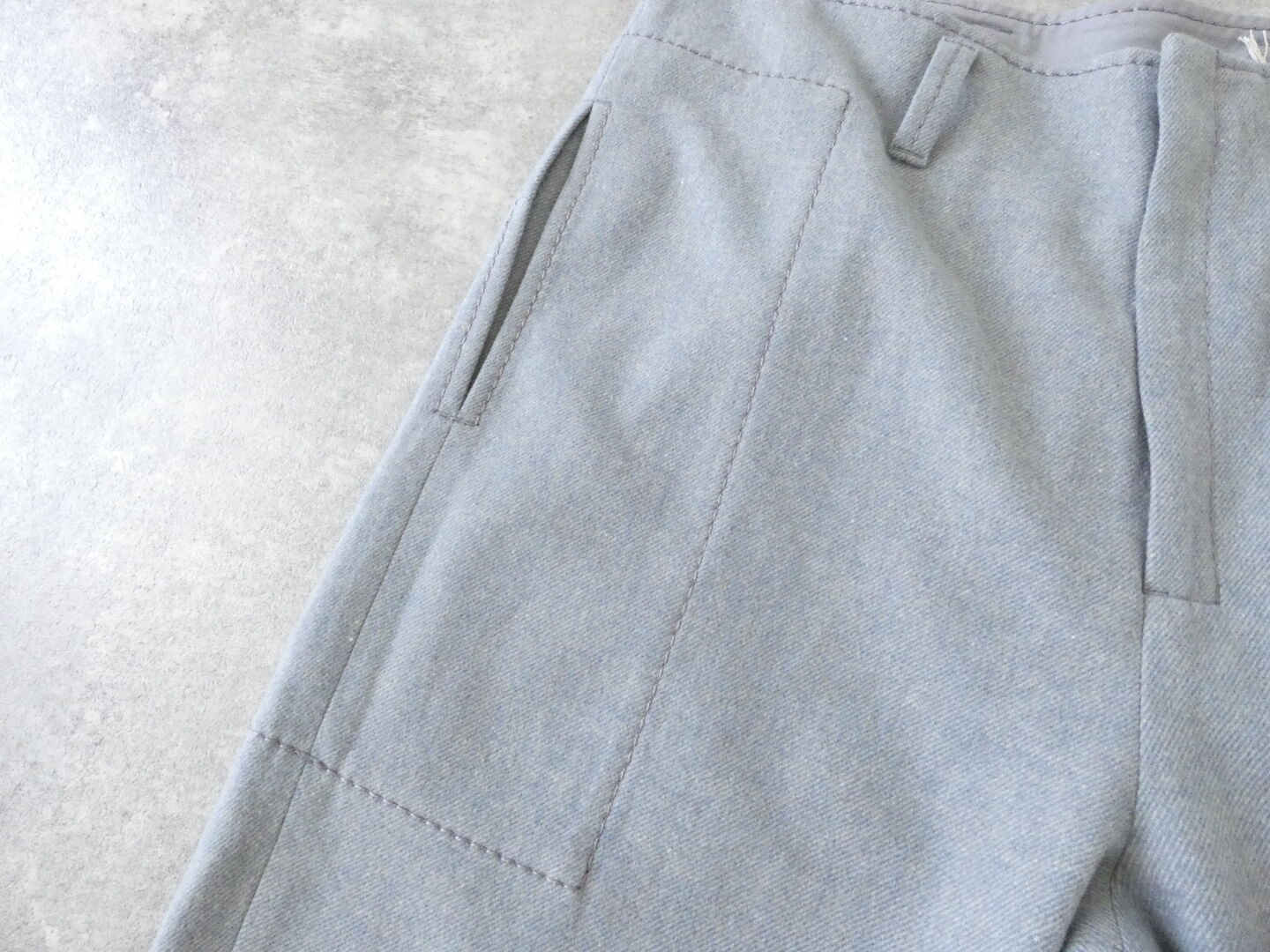 homspun(ホームスパン) パウダーフラノ裾リブパンツの商品画像24