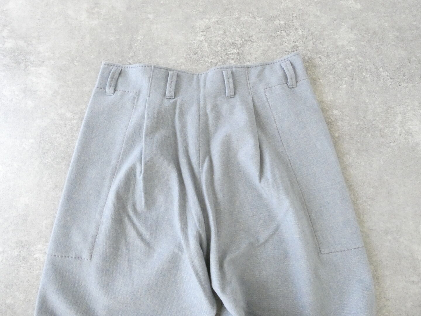 homspun(ホームスパン) パウダーフラノ裾リブパンツの商品画像26