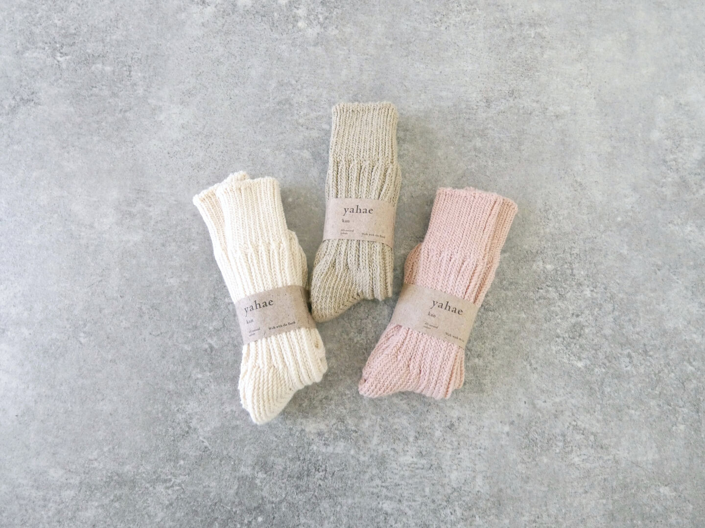 yahae(ヤハエ) Organic Cotton Row Gauge Socks　オーガニックコットンローゲージソックスの商品画像1