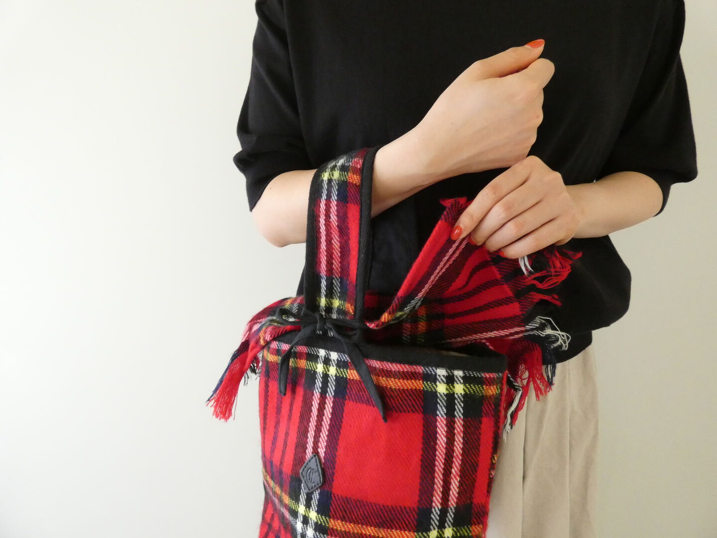 CLEDRAN(クレドラン) MIGNON ONE HAND BAG  CHECKの商品画像4