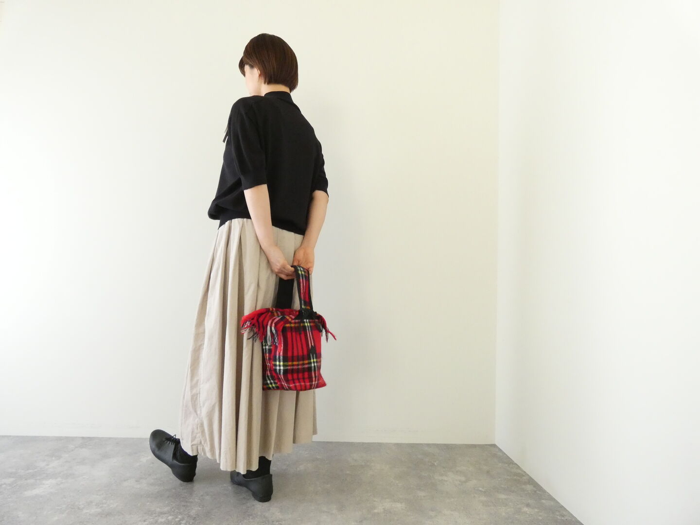 CLEDRAN(クレドラン) MIGNON ONE HAND BAG  CHECKの商品画像6