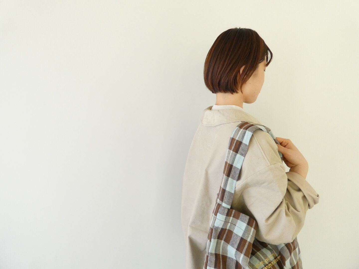 beej(ビージ) チェック柄ワンショルダーバッグの商品画像7