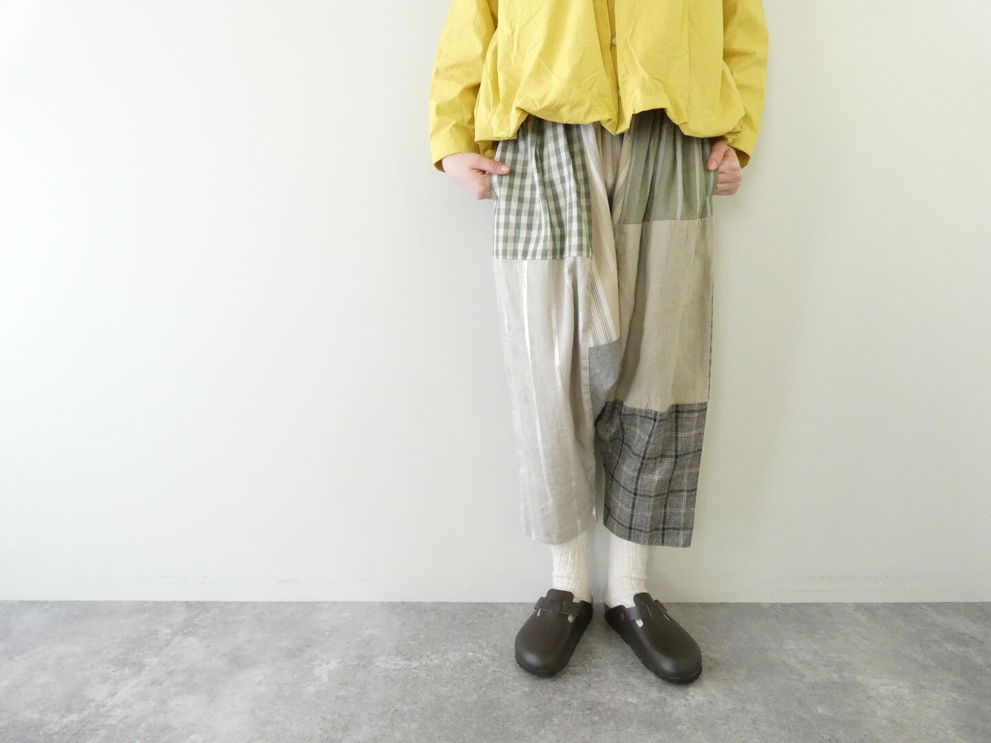 KAPITAL(キャピタル) パッチワークサルエルイージーパンツの商品画像1