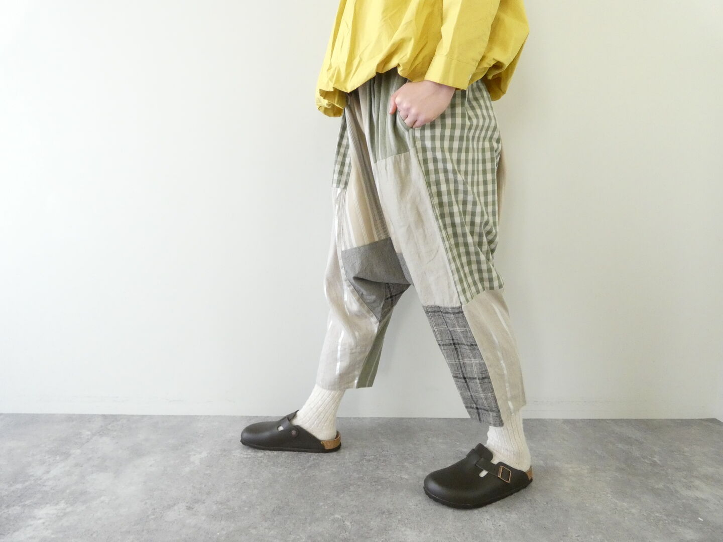 KAPITAL(キャピタル) パッチワークサルエルイージーパンツの商品画像3