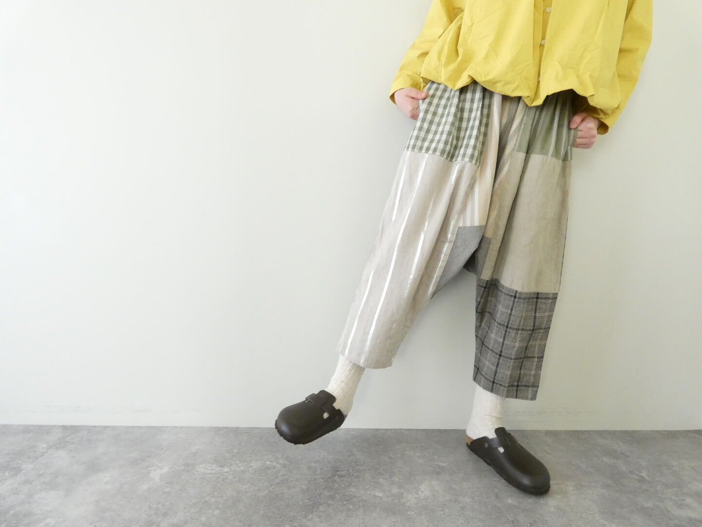 KAPITAL(キャピタル) パッチワークサルエルイージーパンツの商品画像5