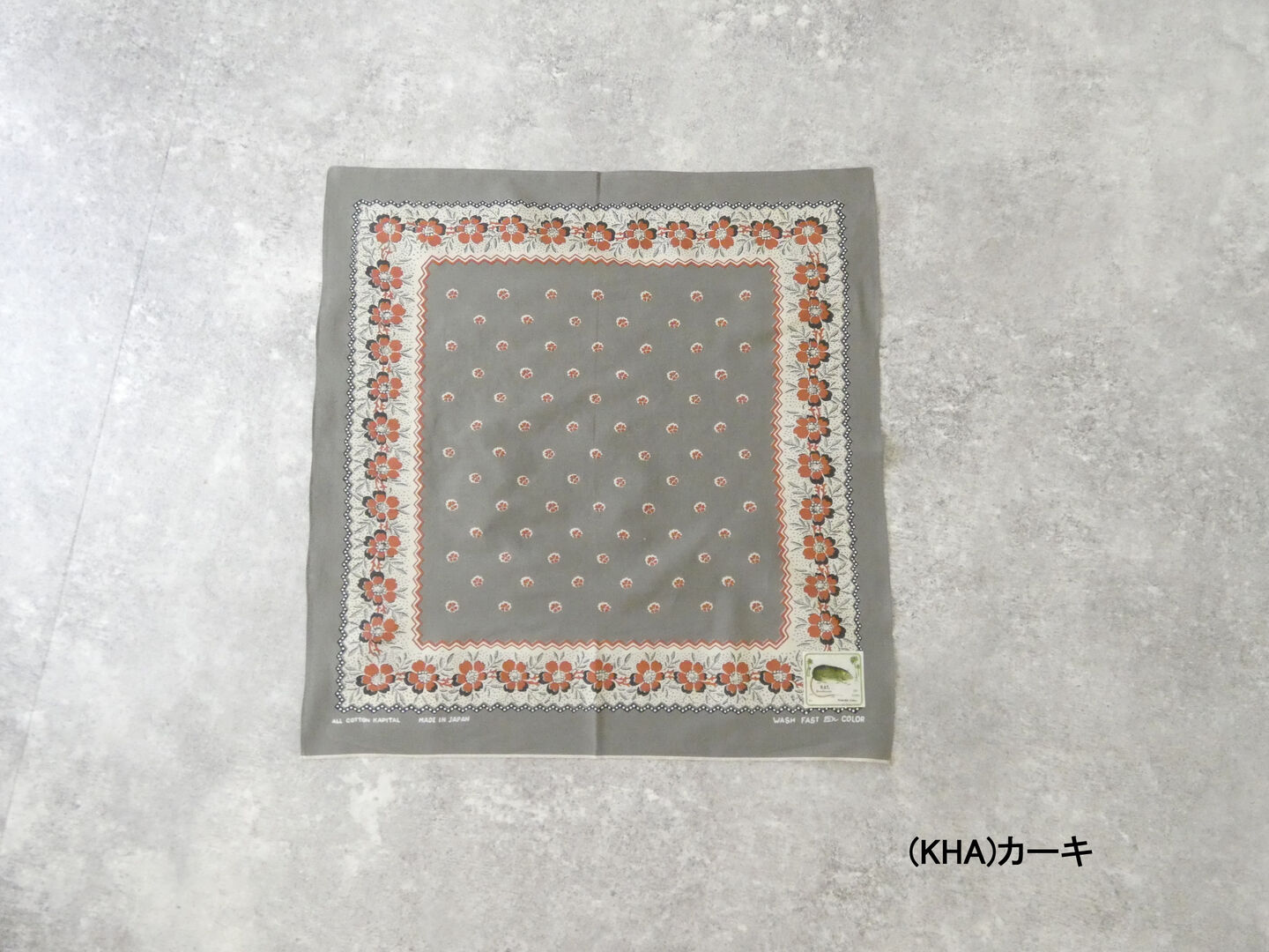 KAPITAL(キャピタル) fastcolor セルビッチバンダナ(ガーランドカリコ)20×20の商品画像42