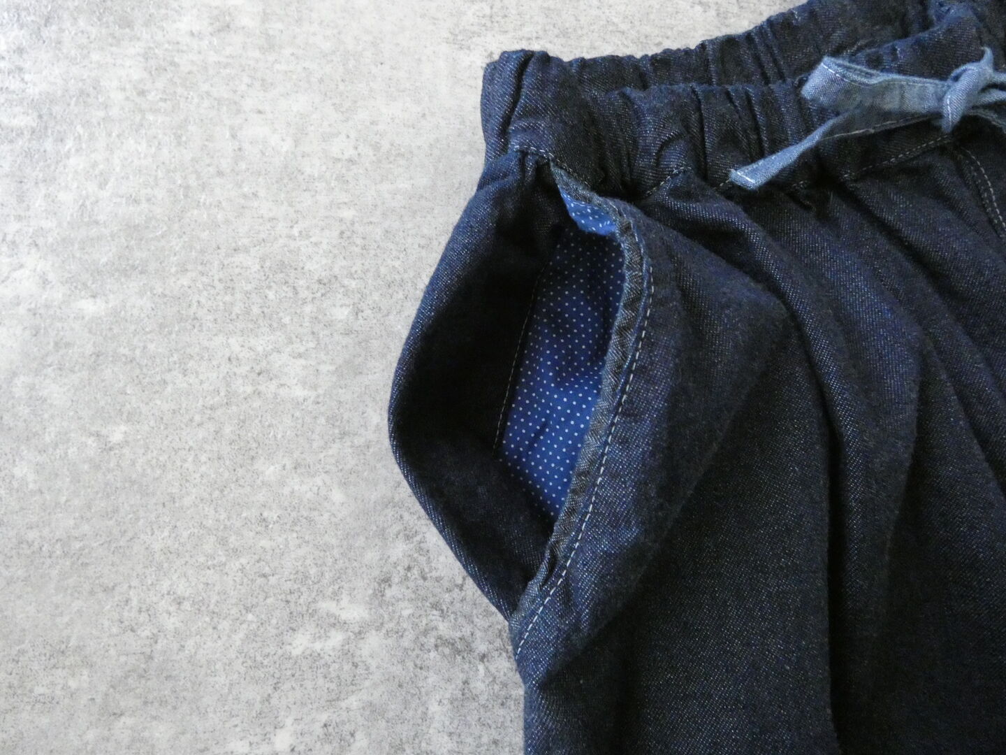 快晴堂(かいせいどう) Girlsマルチシーズン 7オンスデニム　ふわふわタックパンツの商品画像24