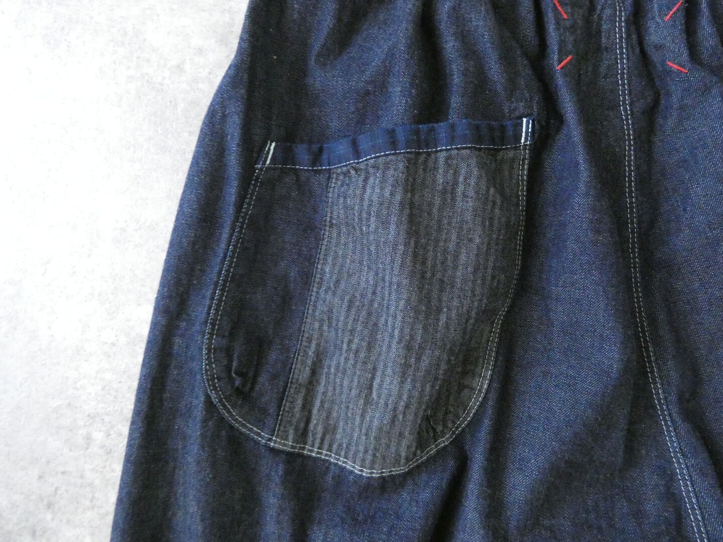 快晴堂(かいせいどう) Girlsマルチシーズン 7オンスデニム　ふわふわタックパンツの商品画像27