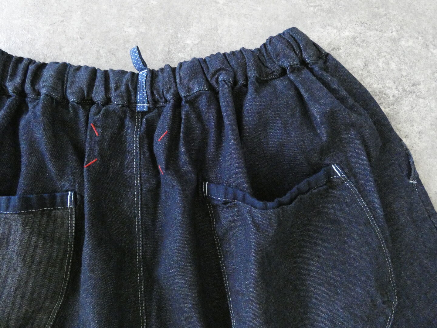 快晴堂(かいせいどう) Girlsマルチシーズン 7オンスデニム　ふわふわタックパンツの商品画像28
